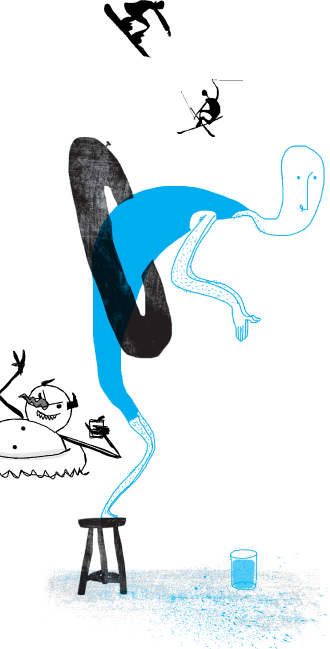 Winter Activities Illustration